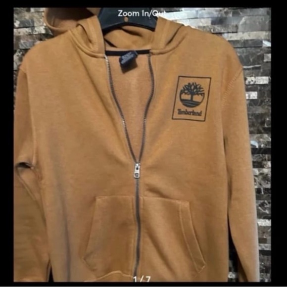 Timberland Other - Boys Timberland Tan Full-Zip Hoodie